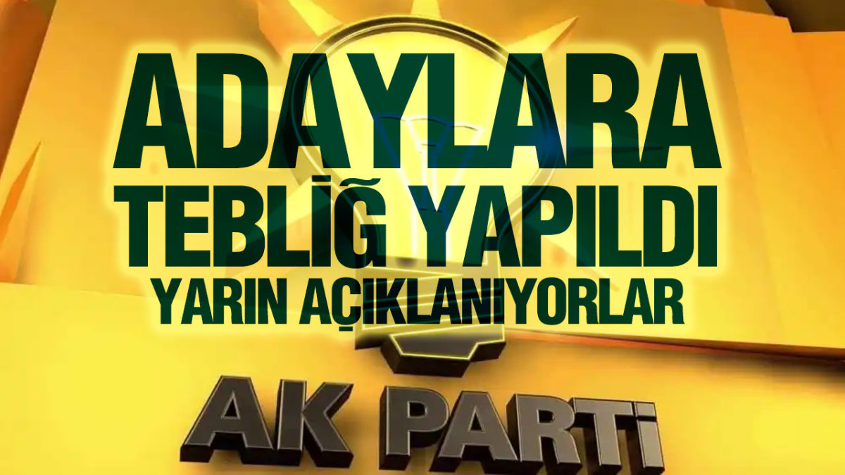 AK Parti’nin Samsun’daki adayları belli oldu