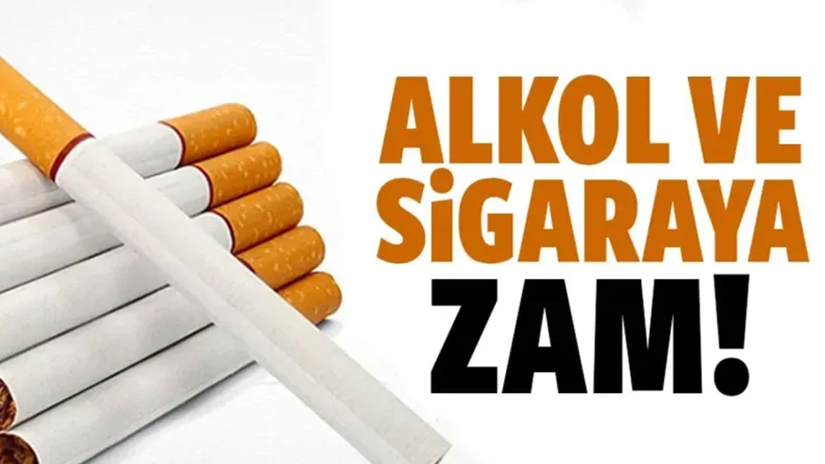 3 Ocak’ta sigara ve alkole zam geliyor