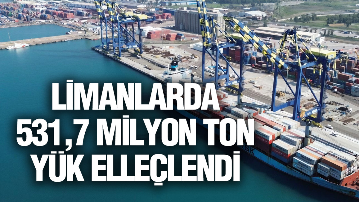 Abdulkadir Uraloğlu, ‘2024 Yılında Limanlarda Elleçlenen Yük Miktarı 531 Milyon 737 Bin 358 Tona Ulaştı’