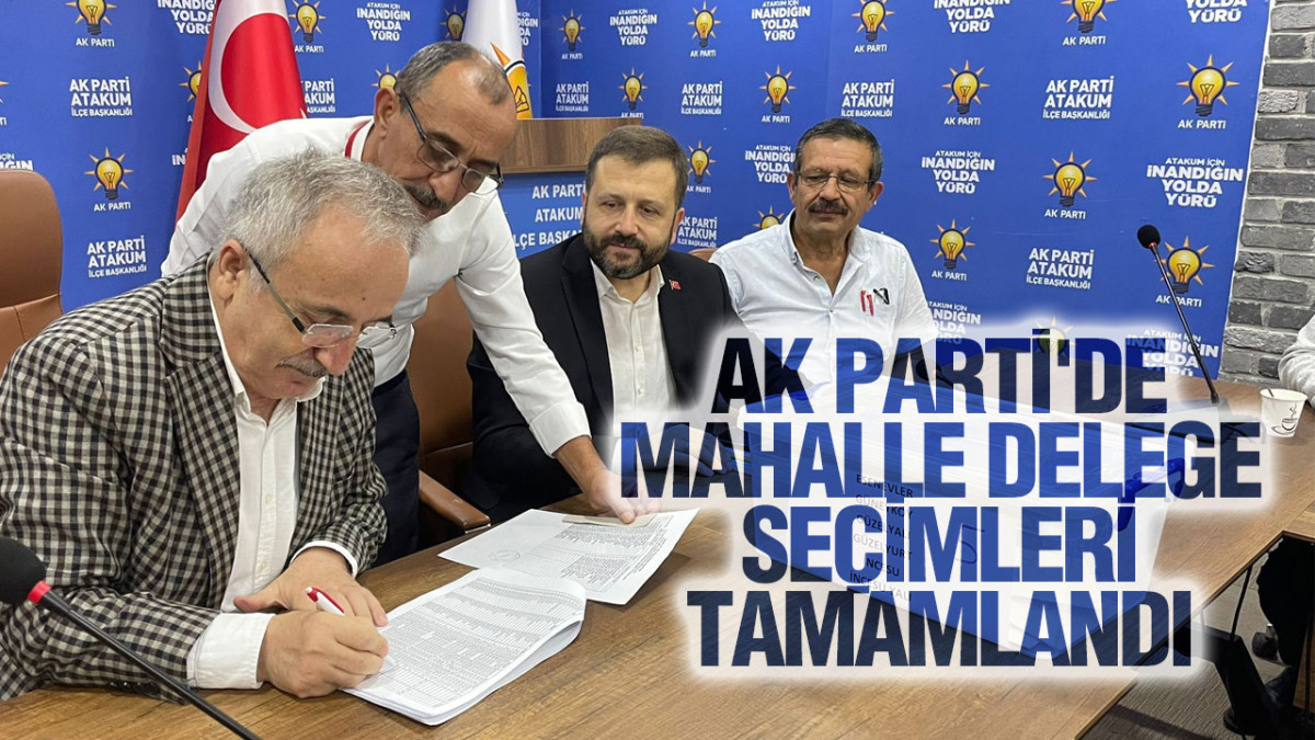 AK Parti'de Mahalle Delege Seçimleri Tamamlandı