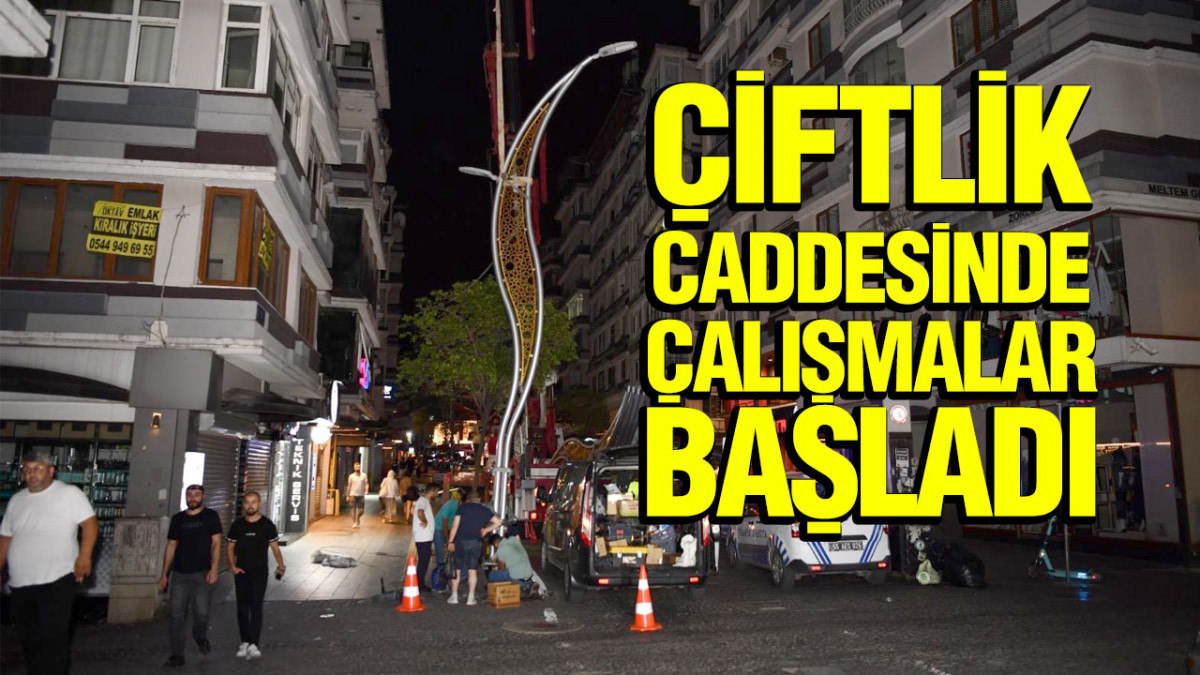 Başkan Doğan Çiftlik Caddesinde Çalışmaları Başlattı