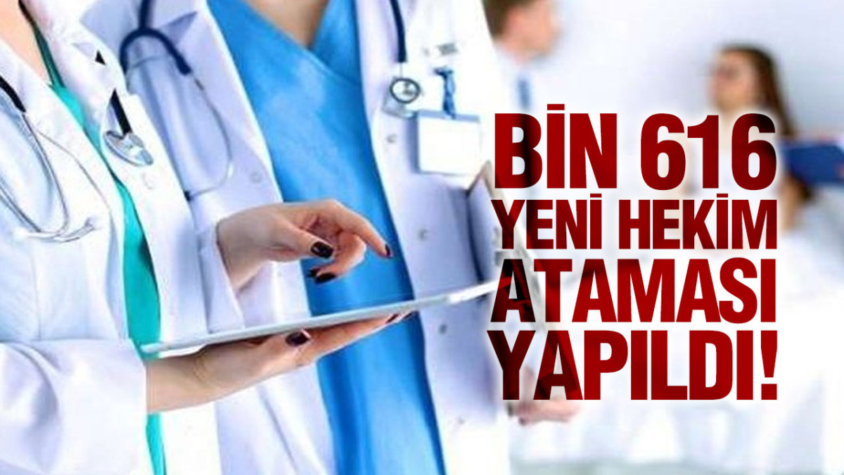 Bin 616 Yeni Hekim Ataması Yapıldı!