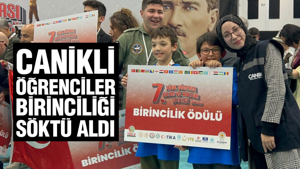 Canikli Öğrenciler Birinciliği Söktü Aldı