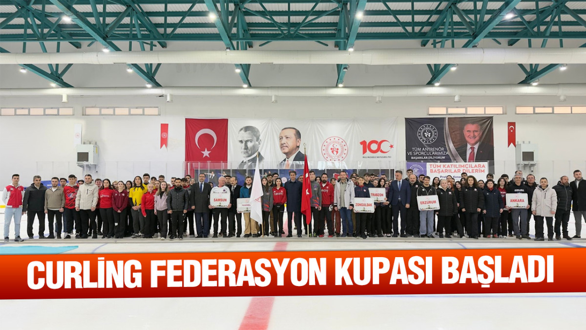 Curling Federasyon Kupası Başladı