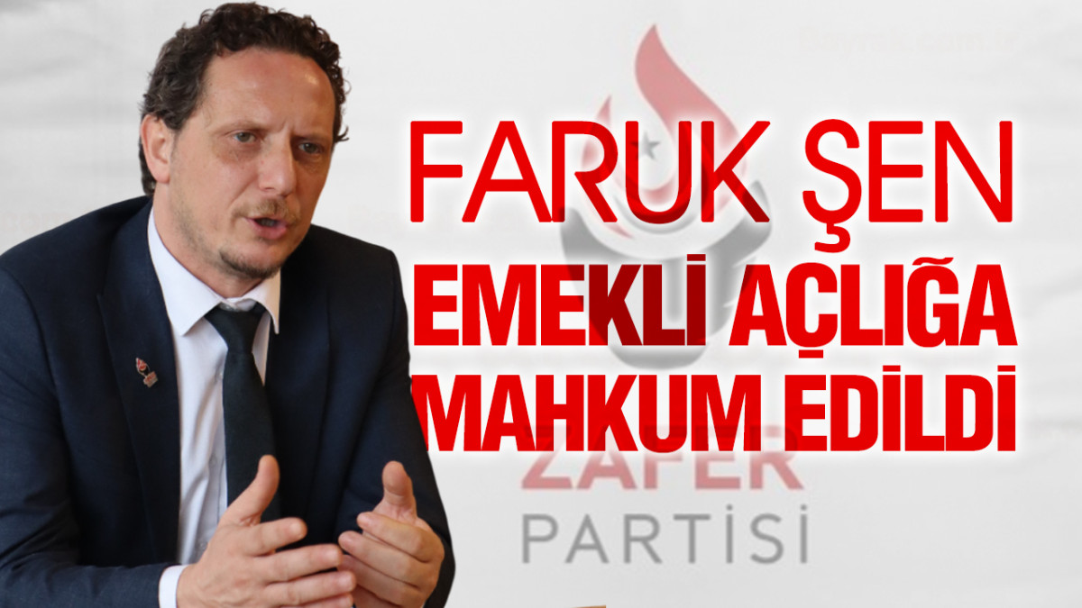 Faruk Şen, ‘Emeklinin Kirasını Düşünmeyenlerin Gündemi Teröristbaşının Ev Hapsi’