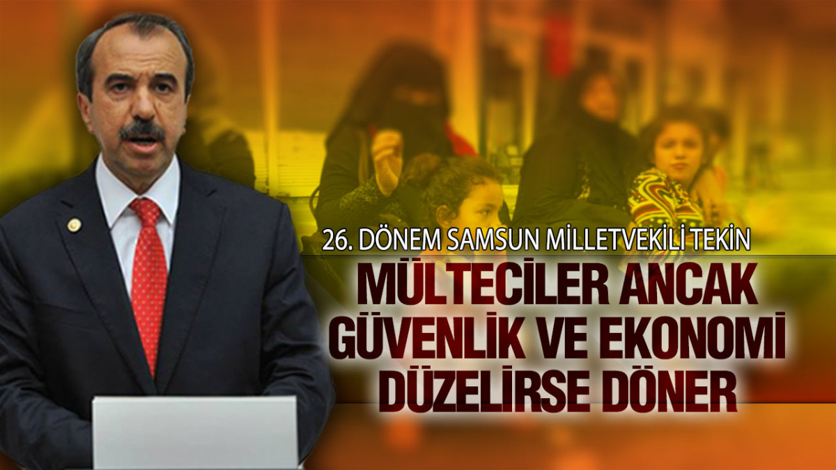 Hayati Tekin’den Suriyeli Mülteciler Değerlendirmesi