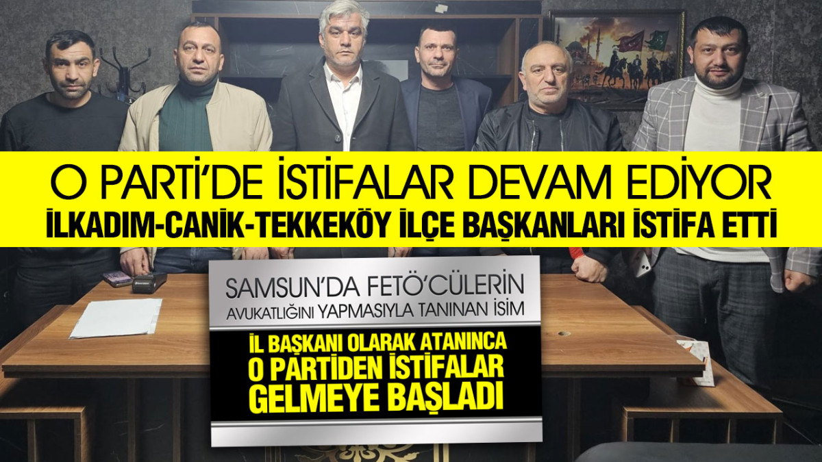 İl Başkanının Ardından İlçe Başkanları da İstifa Etti