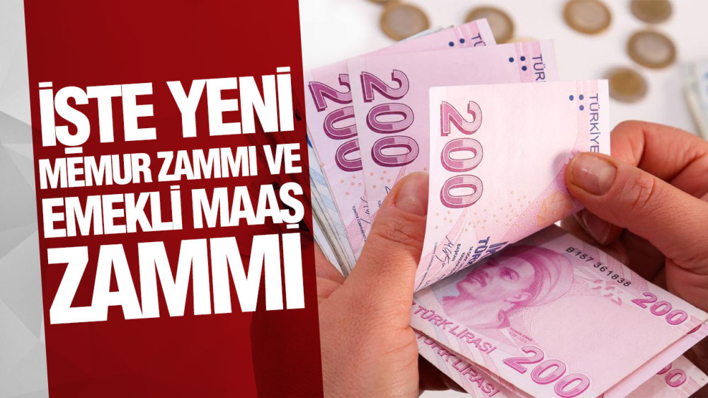 İşte Yeni Memur Zammı Ve Emekli Maaş Zammı Hesaplama Tabloları!