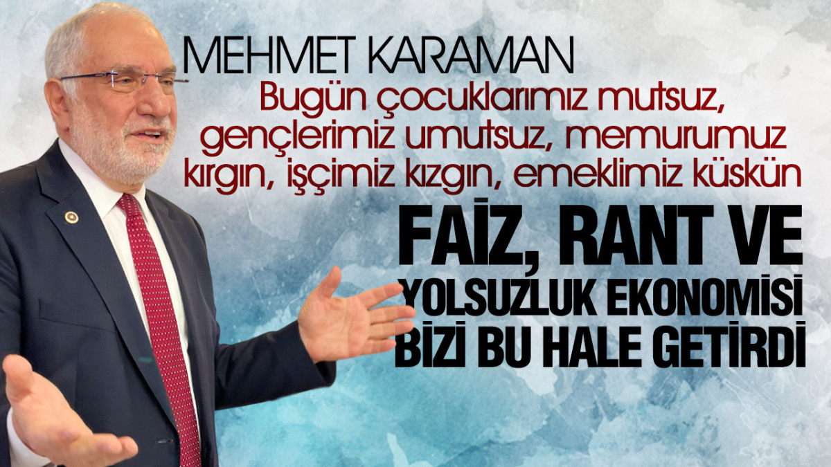 Mehmet Karaman, ‘Çocuklarımız Mutsuz, Gençlerimiz Umutsuz, Emeklimiz Küskün’