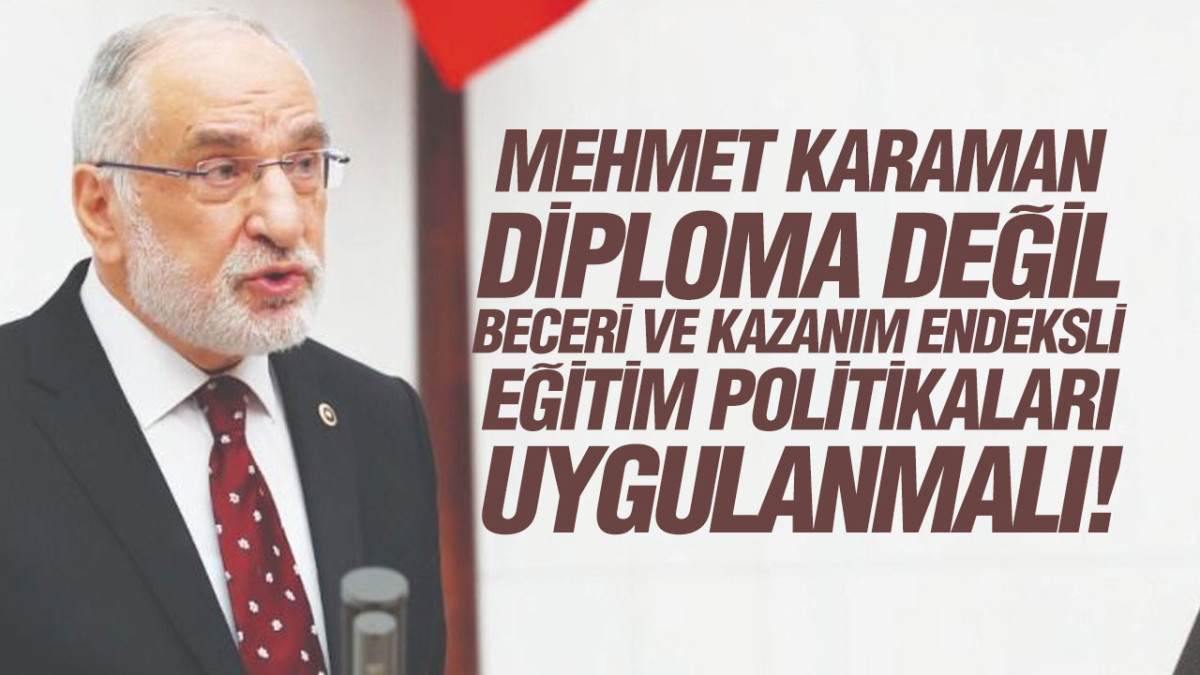 Mehmet Karaman, İktidarın Eğitim Politikalarını Eleştirdi