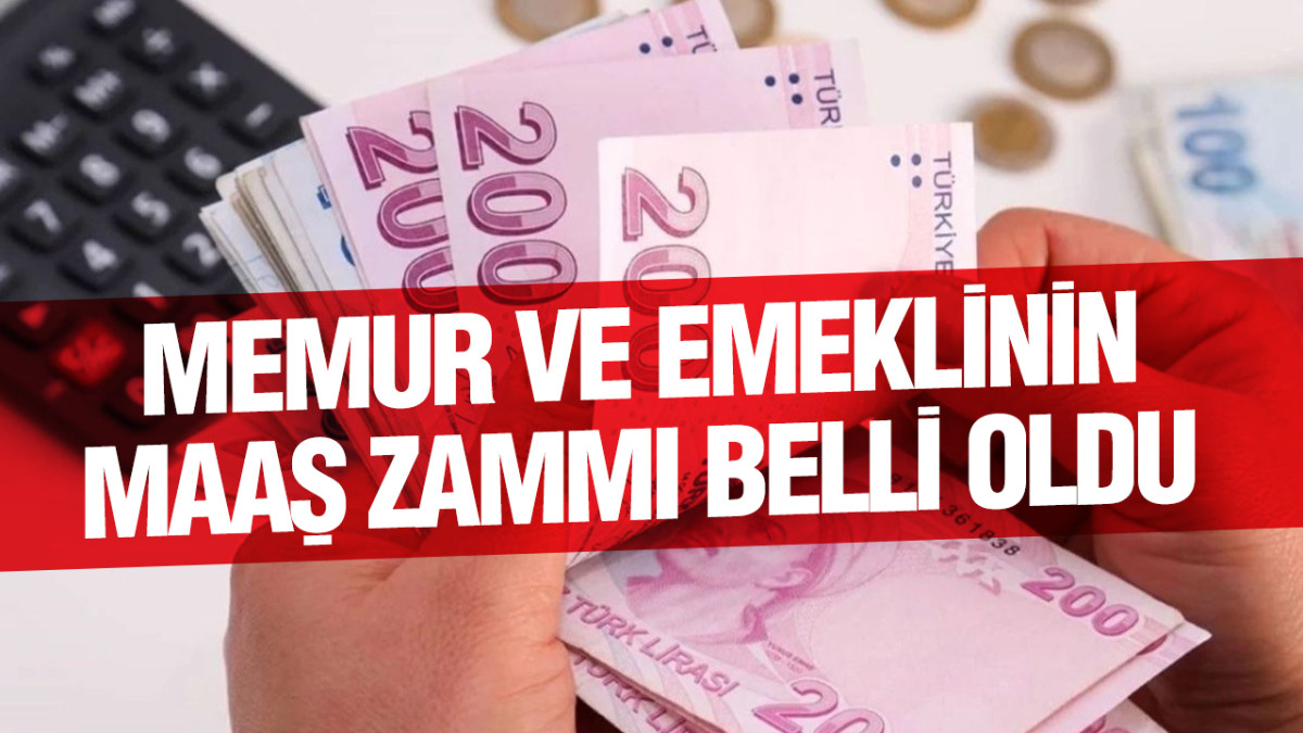 Memur Ve Emeklinin Maaş Zammı Belli Oldu