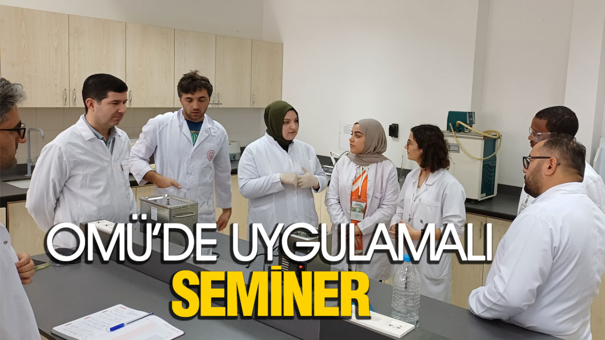 OMÜ’de Kimya Mühendisliği Bölümünde Uygulamalı Katalizör Semineri Gerçekleştirildi