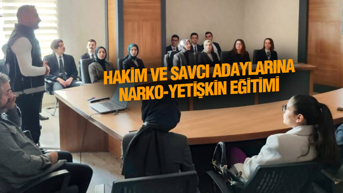 Polisten Hakim ve Savcı Adaylarına Eğitim