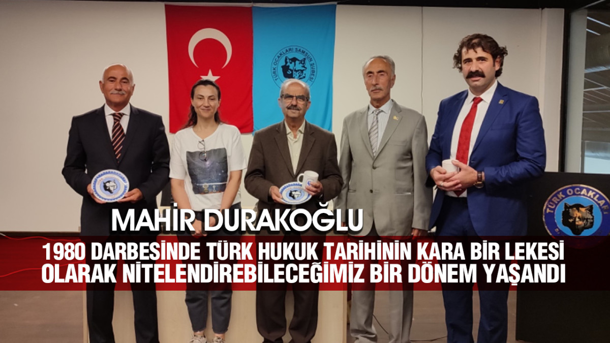 Samsun Türk Ocağı’ndan ‘Dava’nın Davası-Kurgulanmış Bir Davanın Arka Planı’ Konferansı