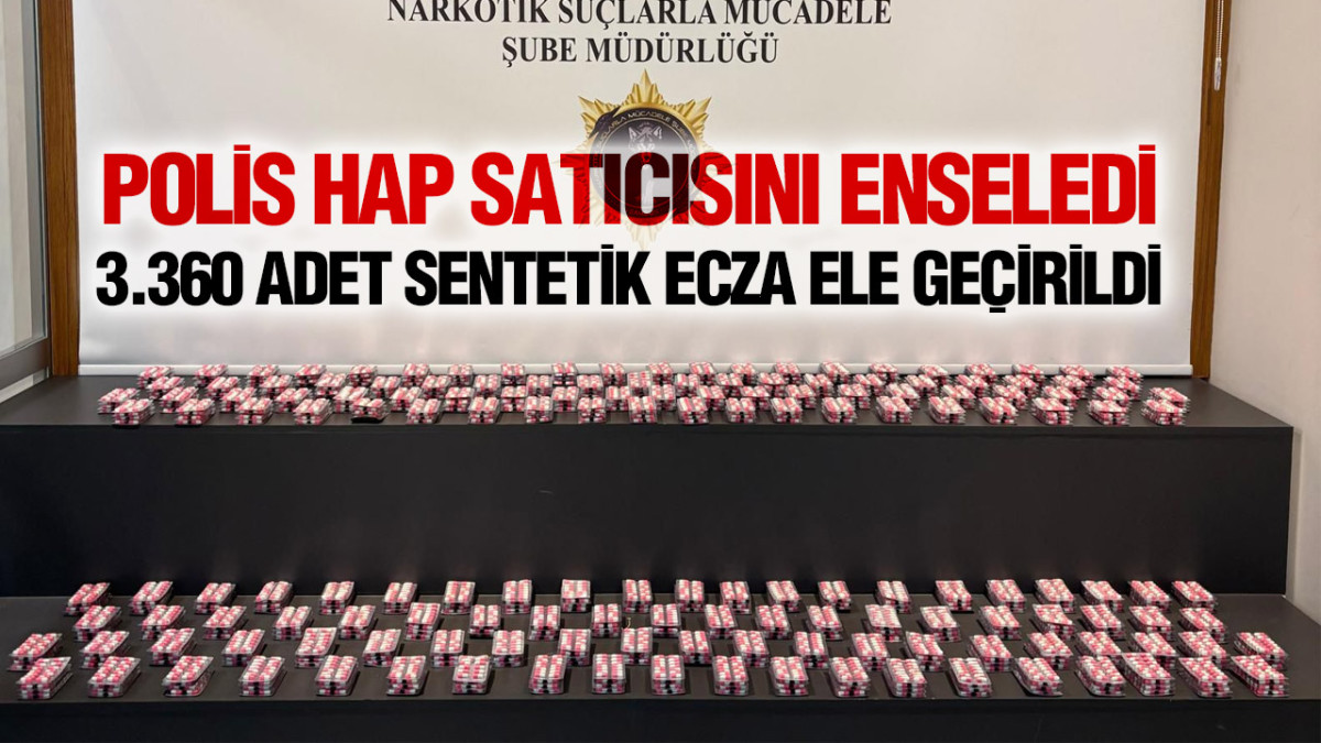 Samsun’da 3.360 Adet Sentetik Ecza Ele Geçirildi