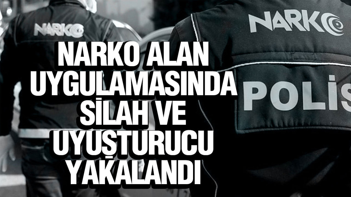 Samsun’da Narko Alan Uygulamasında Silah ve Uyuşturucu Ele Geçirildi