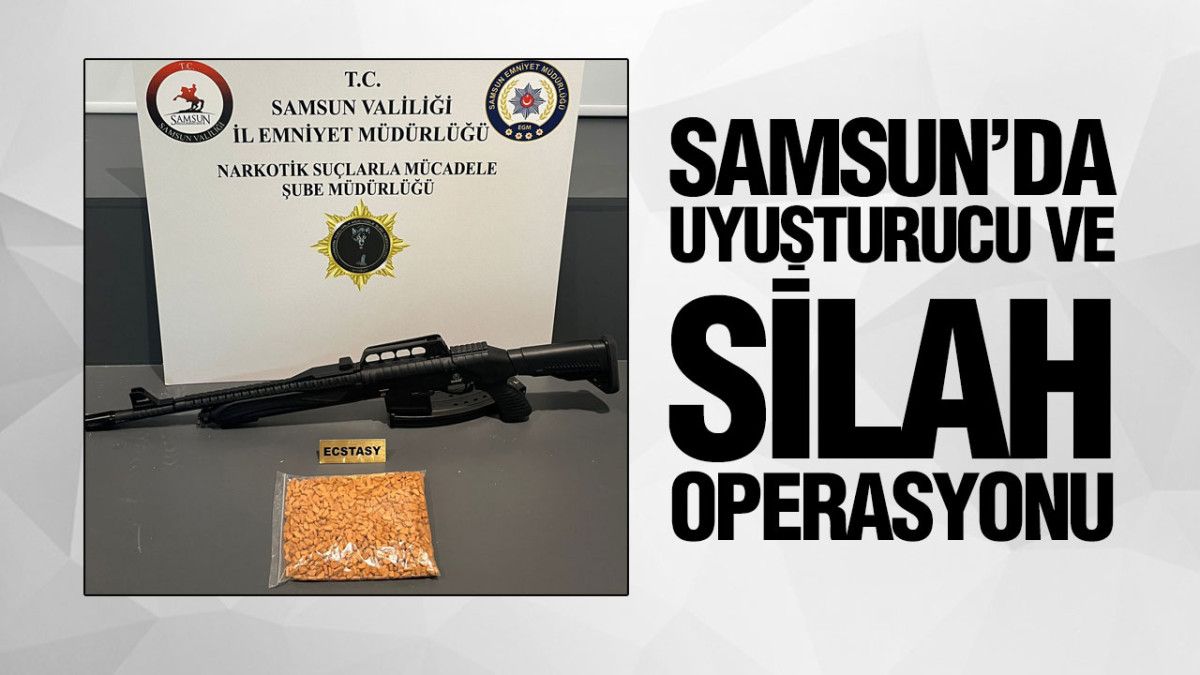 Samsun'da Uyuşturucu ve Silah Operasyonu: İki Şahıs Gözaltına Alındı