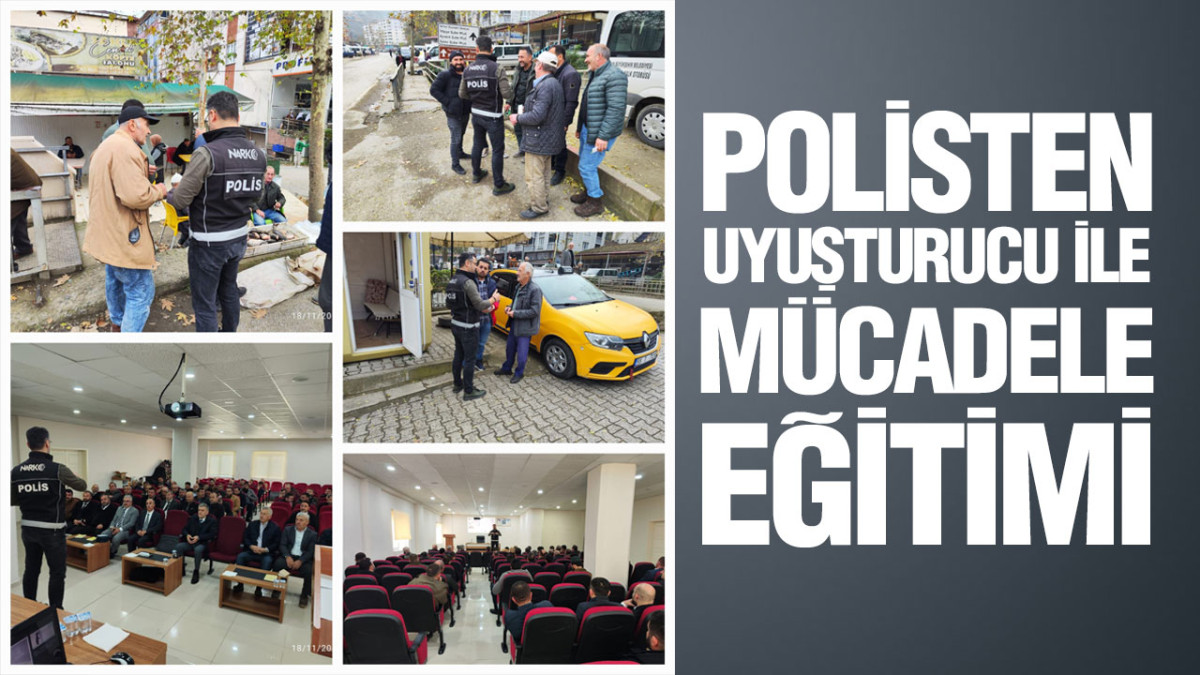 Samsun’da Vatandaşa Uyuşturucu ile Mücadele Eğitimi