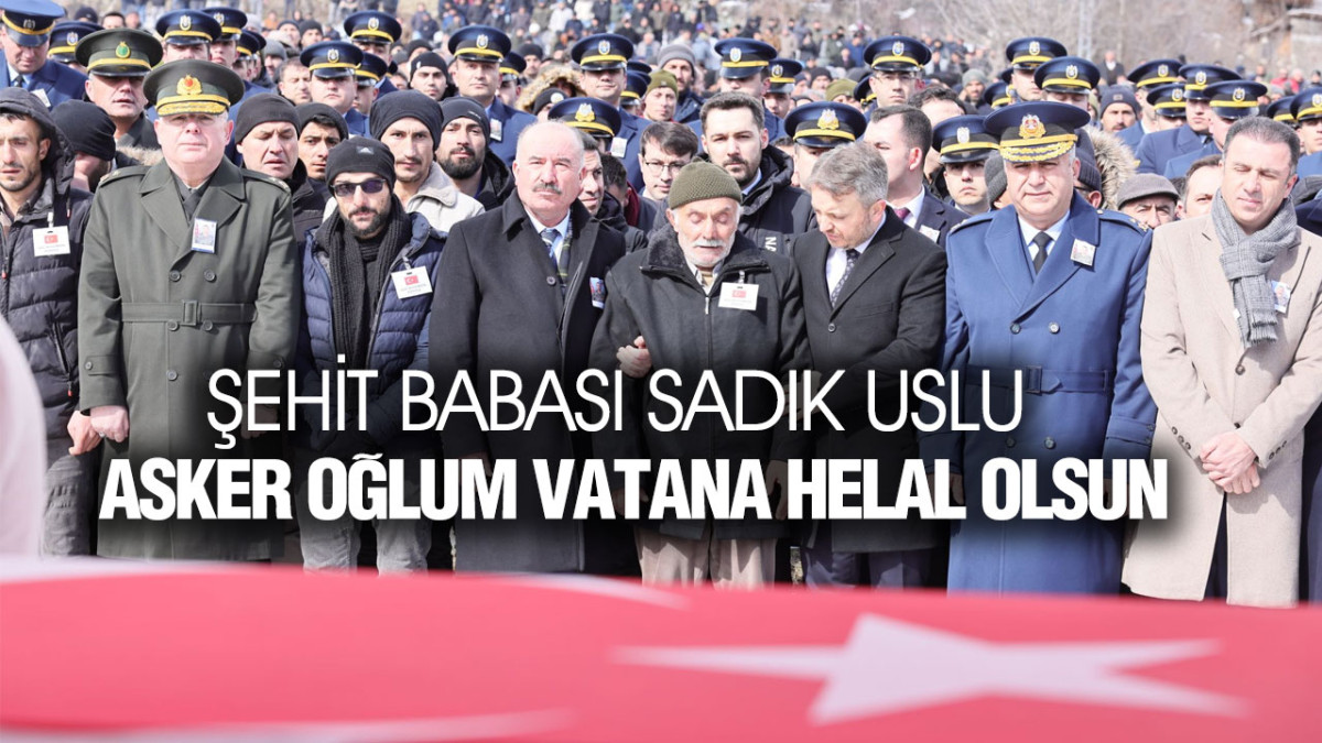 Şehit Piyade Sözleşmeli Er Mustafa Uslu Son Yolculuğuna Uğurlandı