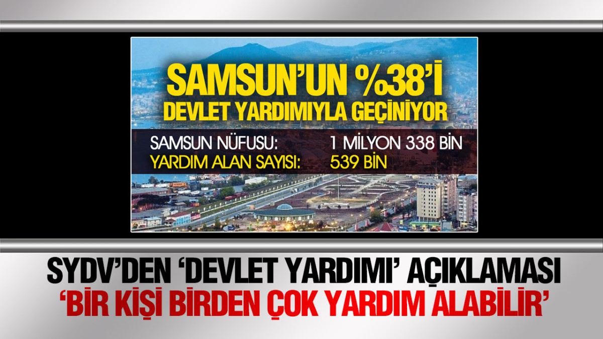 SYDV’den ‘Devlet Yardımı’ Açıklaması: ‘Bir Kişi Birden Çok Yardım Alabilir’