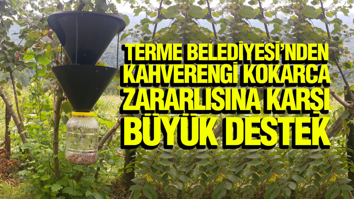 Terme Belediyesi’nden Çiftçiye 1000 Adet Feromon Tuzak Desteği