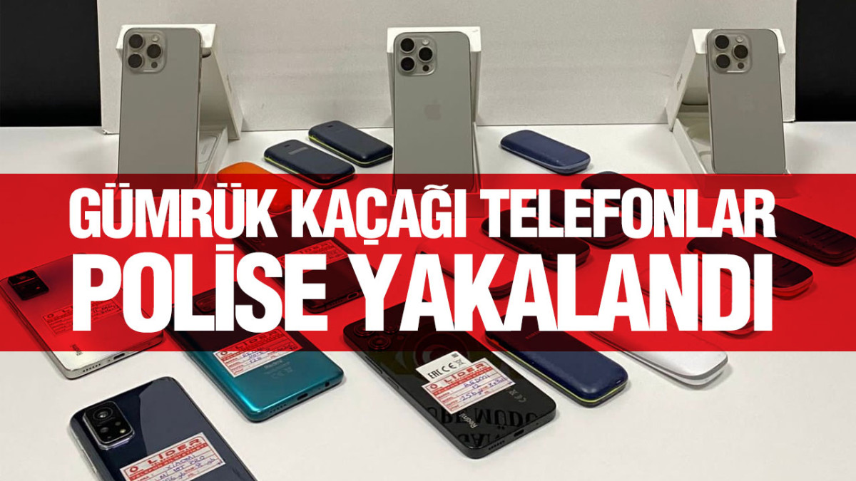 Terme’de Kaçak Cep Telefonları Ele Geçirildi