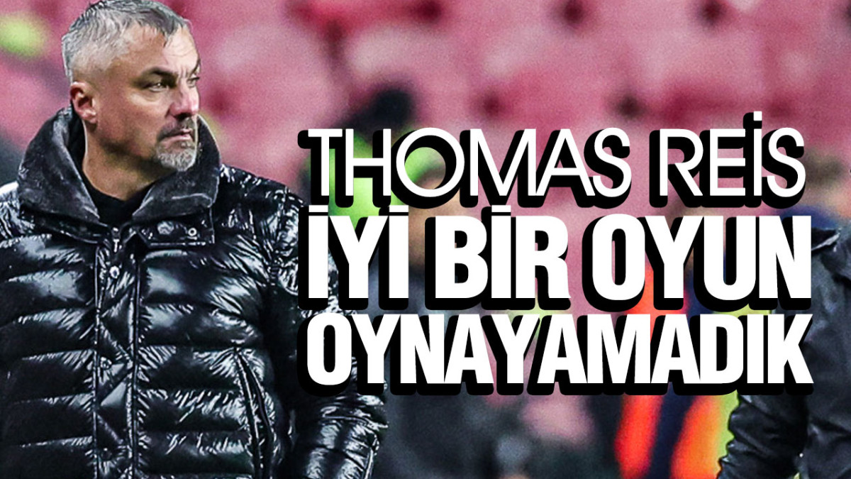 Thomas Reis’den Alanyaspor Değerlendirmesi