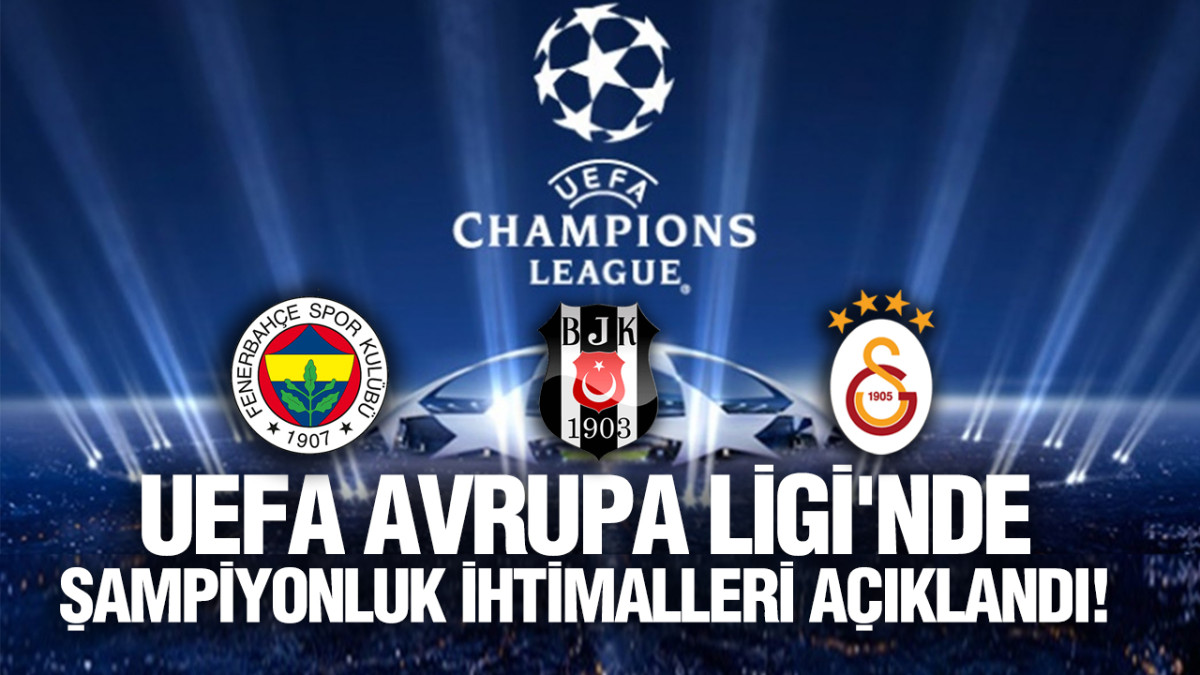 UEFA Avrupa Ligi'nde Şampiyonluk İhtimalleri Açıklandı!